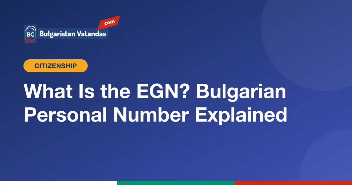 The EGN, Bulgaria's 10-digit personal number