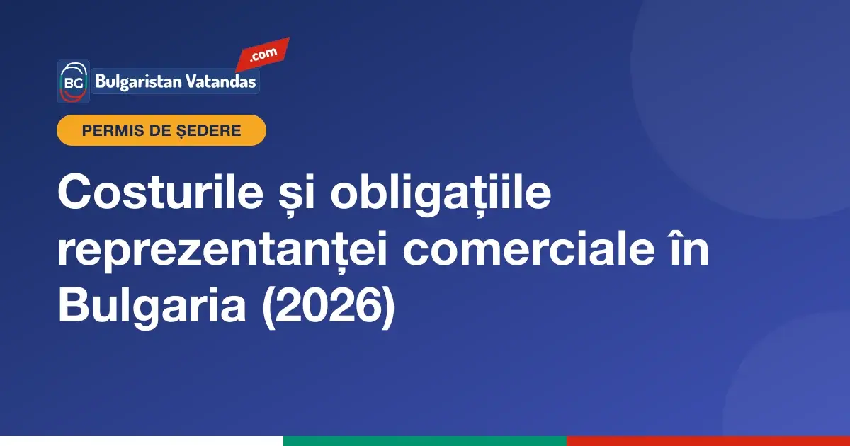 Costurile și obligațiile unei reprezentanțe comerciale